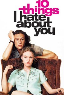 Movie poster of 10TIHAY featuring Heath Ledger and Julia Stiles