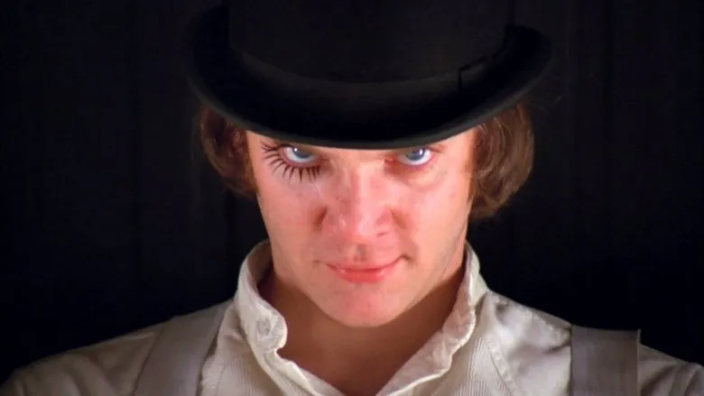 Alex DeLarge in Stanley Kubrick&rsquo;s &lsquo;A Clockwork Orange&rsquo;, 1971