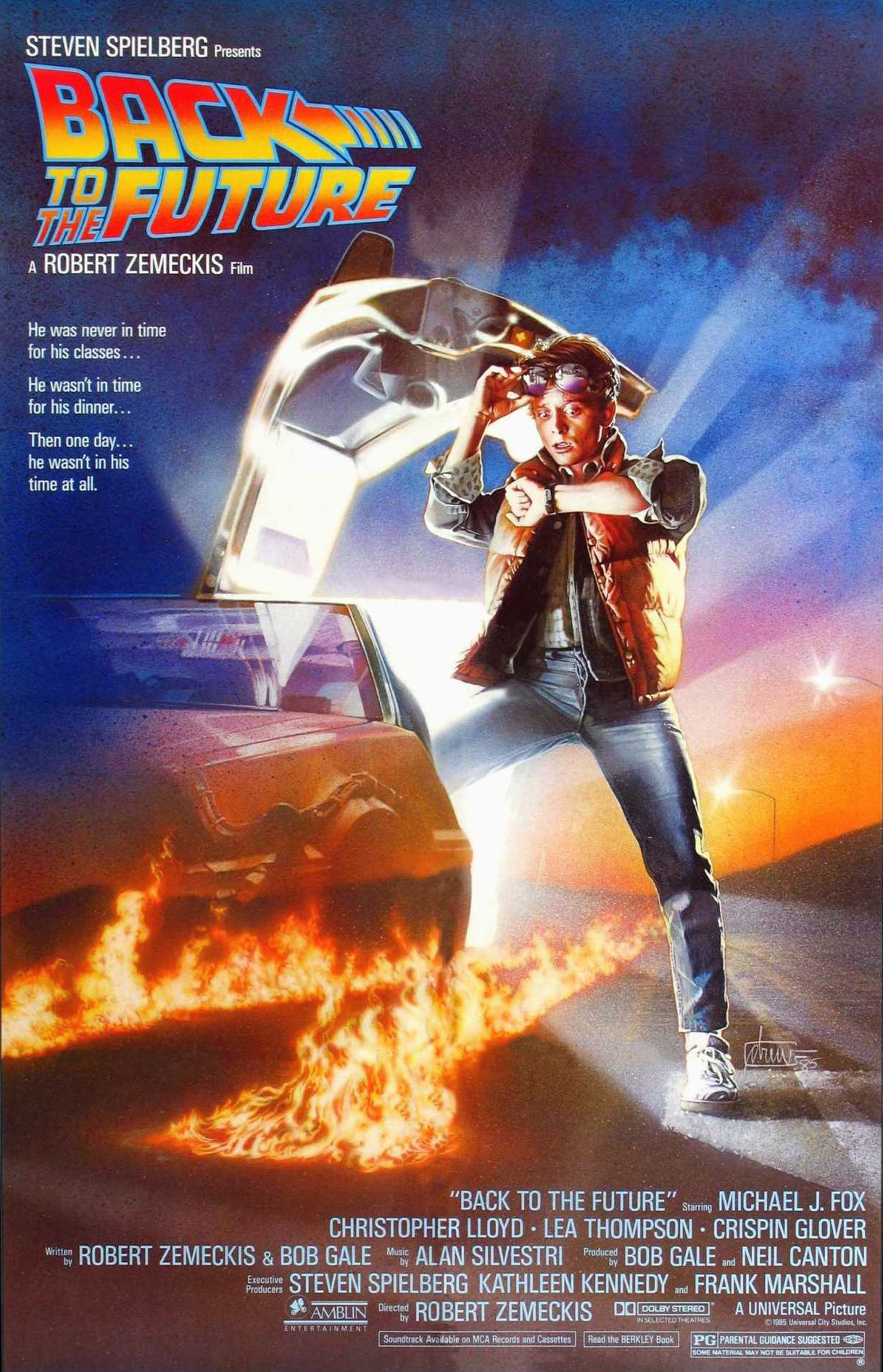 Movie Poster for BTTF, 1985